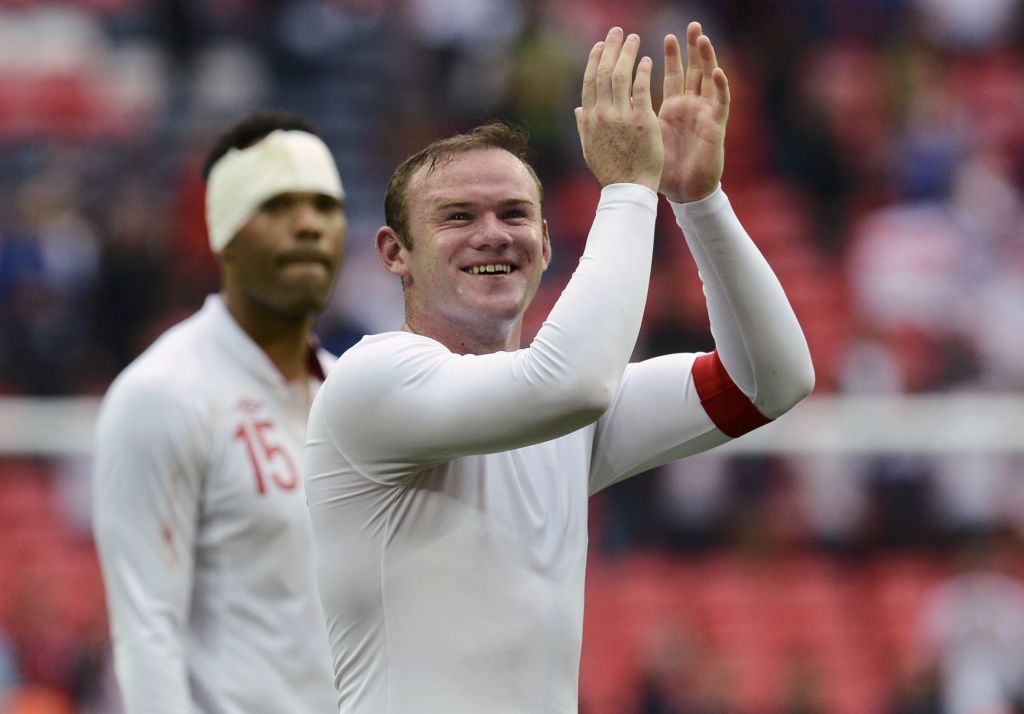 Wayne Rooney težko zadene proti Sloveniji