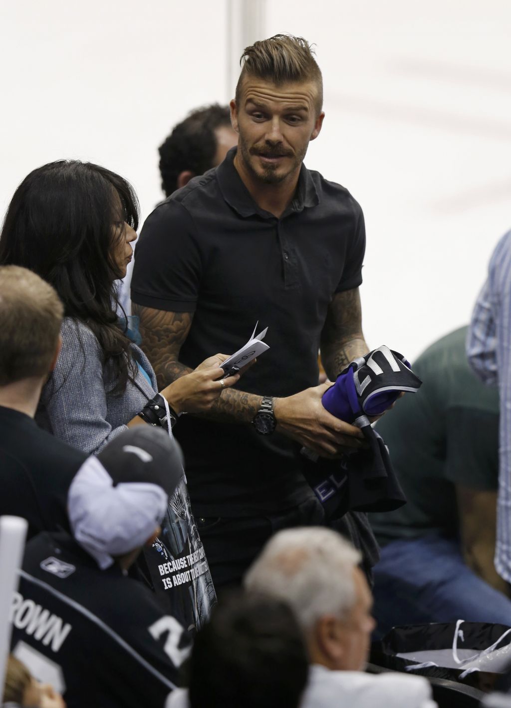 FOTO: Beckham ostaja zvest Kopitarju