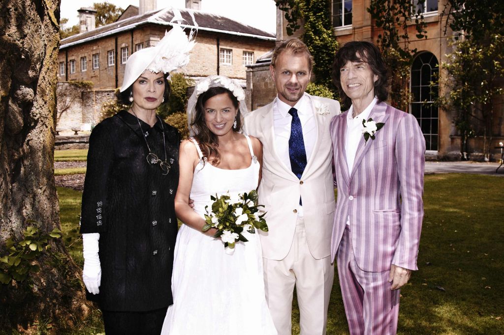 Mick Jagger zapel na poroki svoje hčere