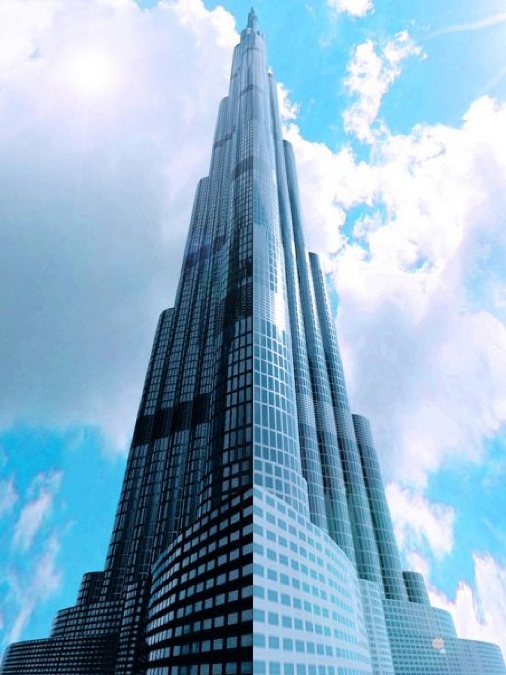 VIDEO: Delavci na vrhu najvišje zgradbe na svetu