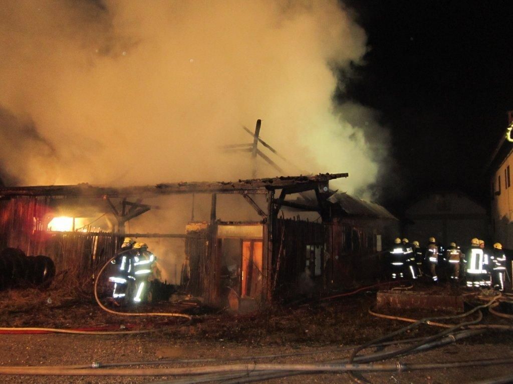 FOTO: Pogorela žaga na Lancovem