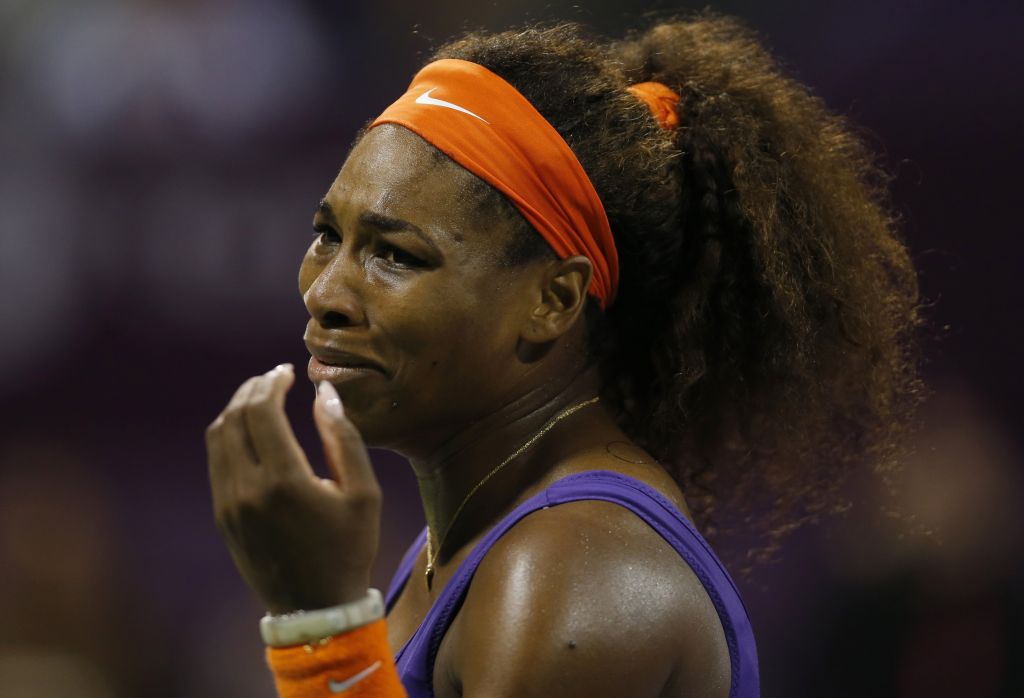 FOTO: Serena s solzami v očeh na prvo mesto