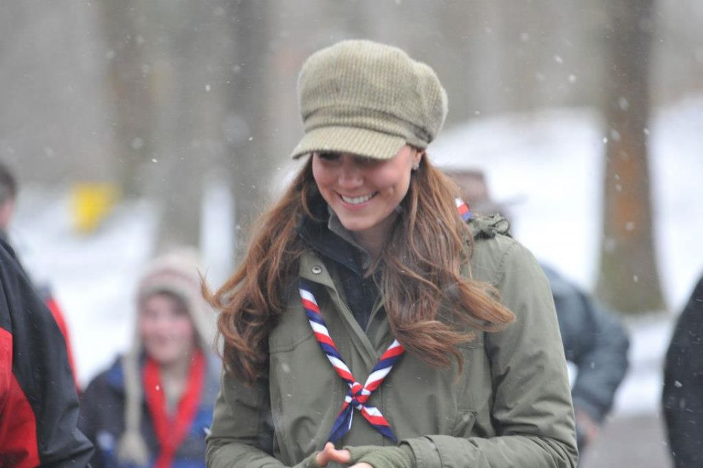 FOTO: Kate Middleton je šla med skavte
