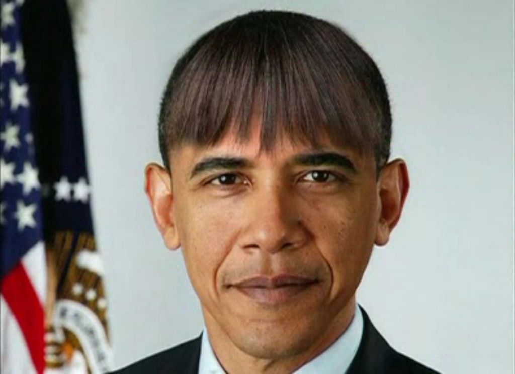 Barack Obama z novo pričesko