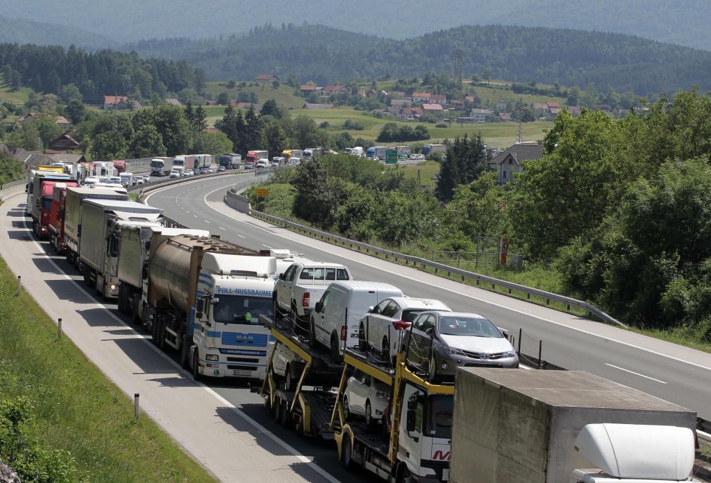 Zapustite primorsko avtocesto, gneča v Podravju