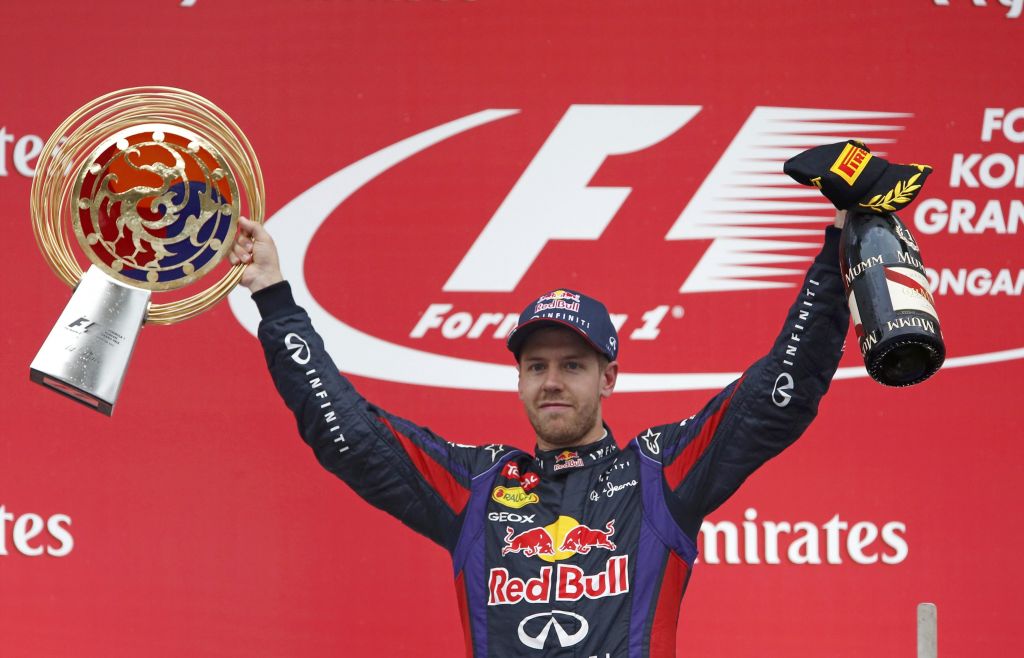 Vettel v Južni Koreji še povečal vodstvo pred tekmeci
