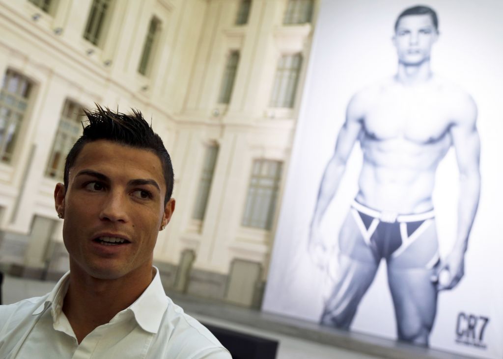 Ronaldo predstavil svojo linijo spodnjega perila