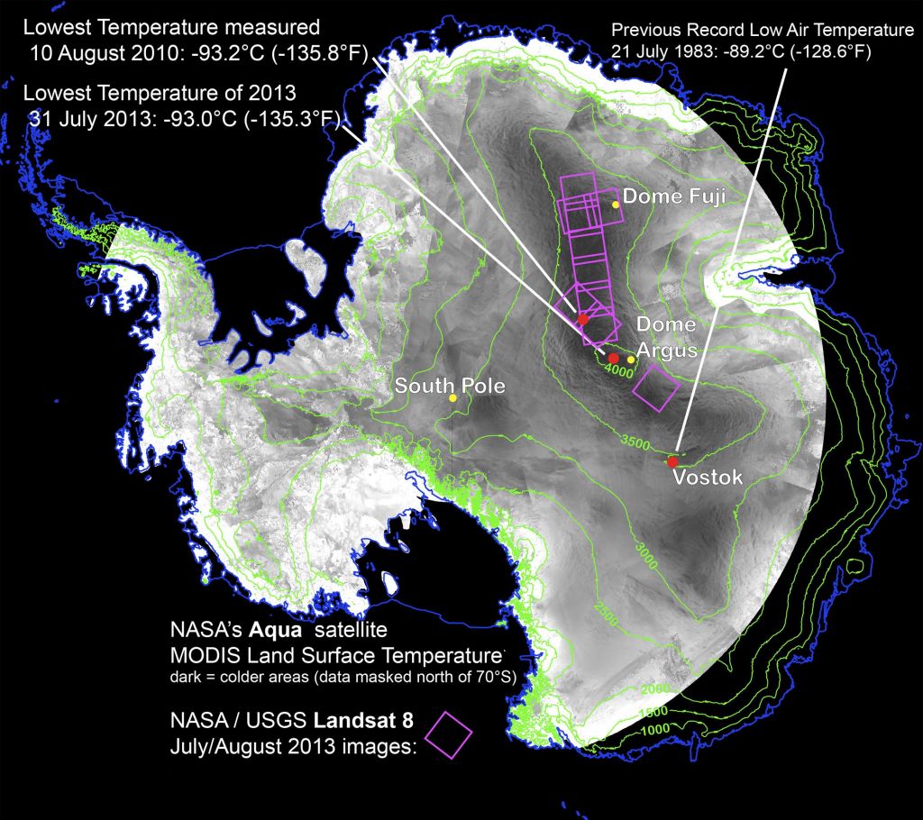 Na Antarktiki izmerili rekordnih minus 93 stopinj