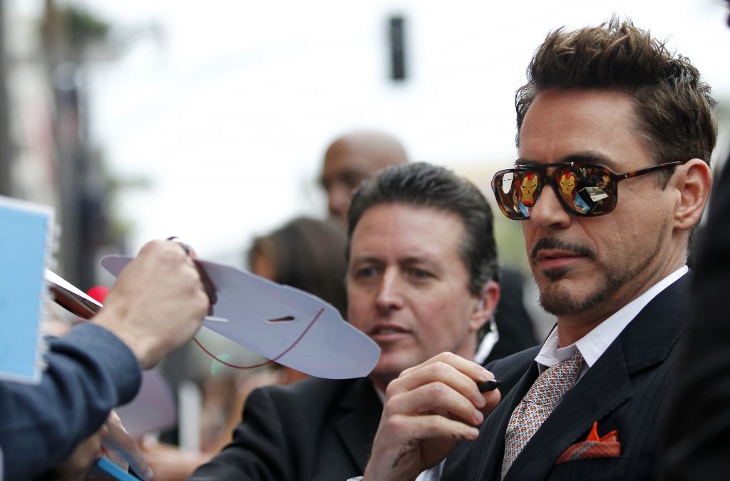 Robert Downey Jr. prijel še za mikrofon