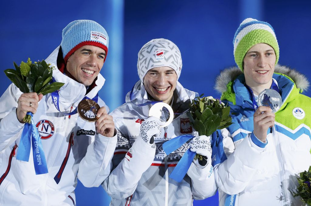 FOTO: Olimpijska medalja že v rokah Prevca