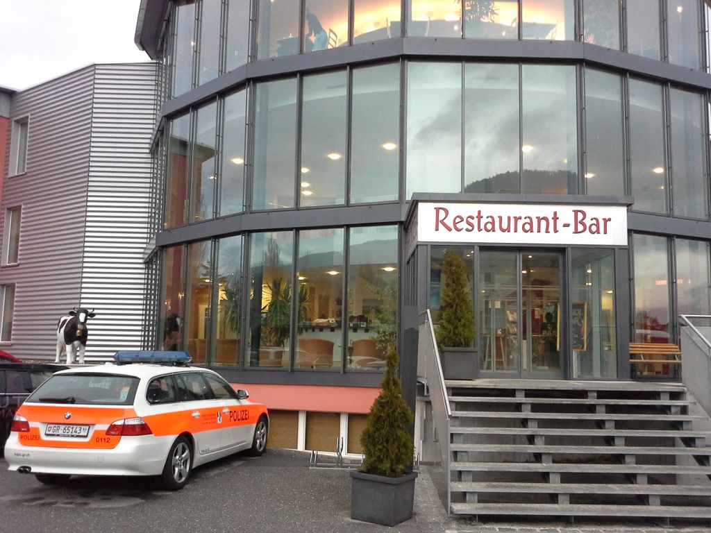 Policija nad navijače Tine Maze sredi Švice