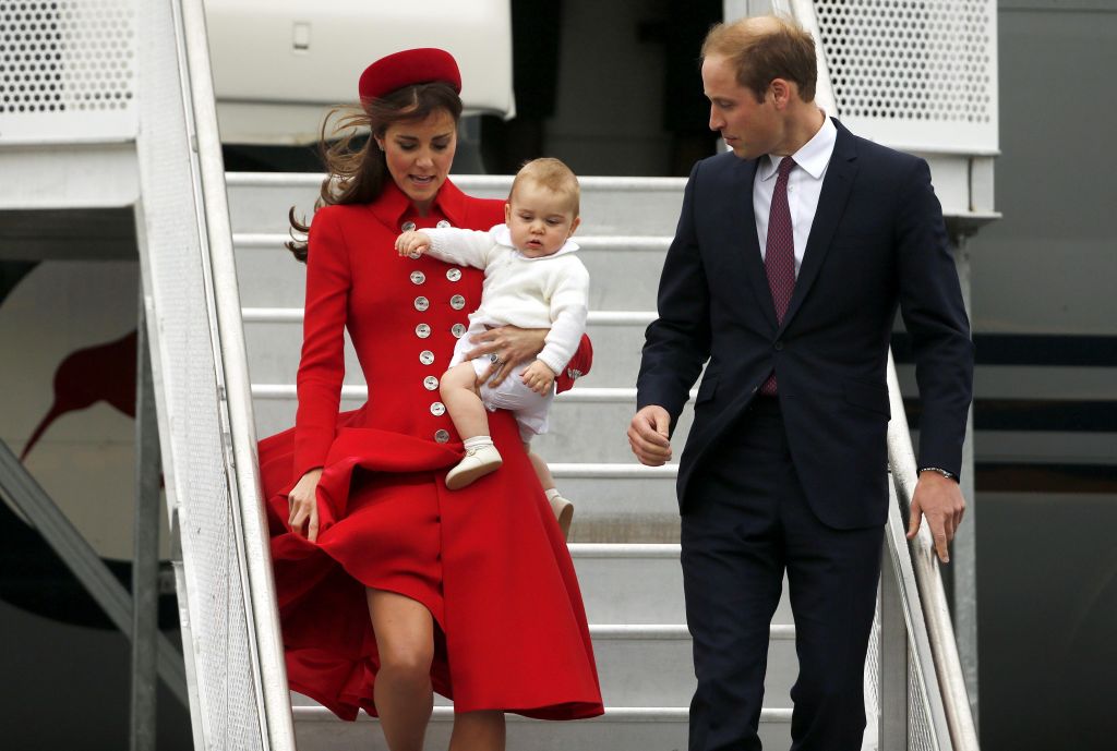 FOTO: Mali princ George je potoval 30 ur