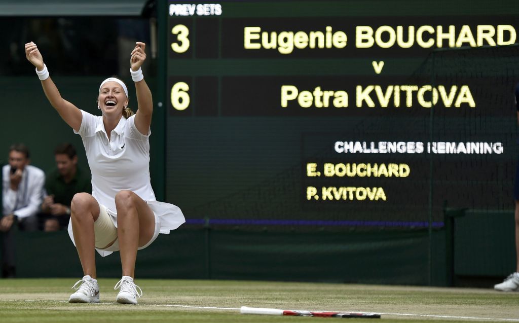 Kvitovi zmaga v Wimbledonu