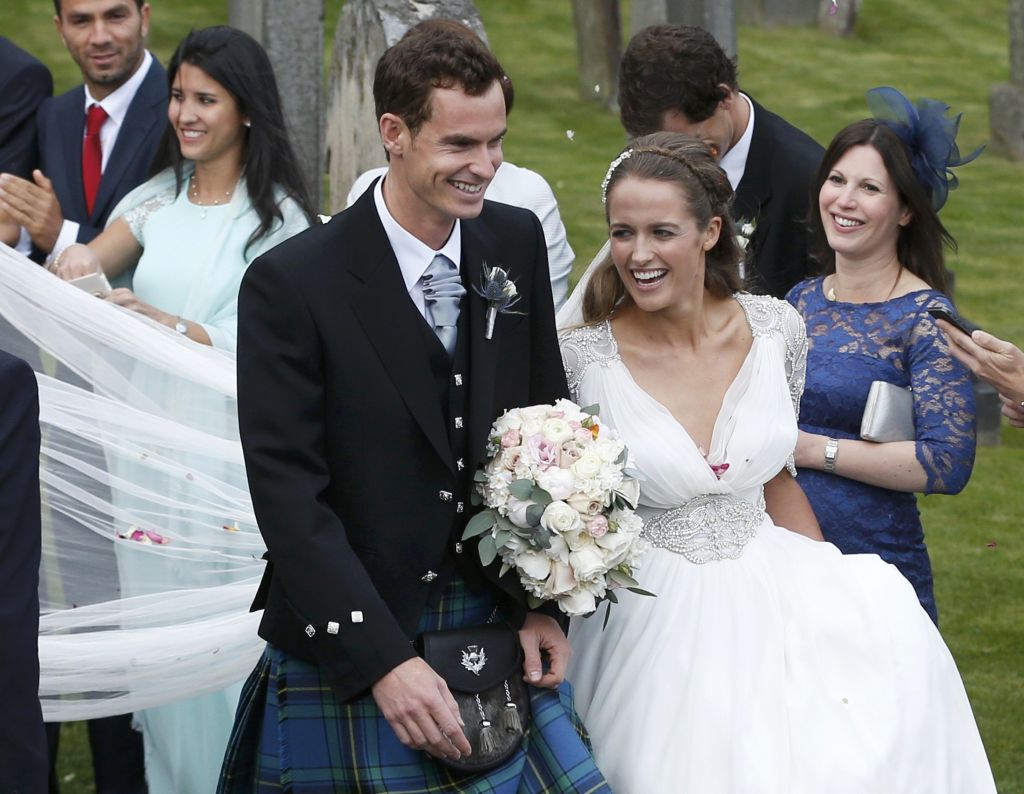 FOTO: Teniški zvezdnik Murray se je poročil