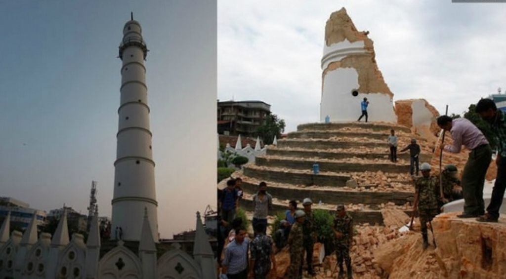 FOTO: Šokantni posnetki pred potresom in po njem