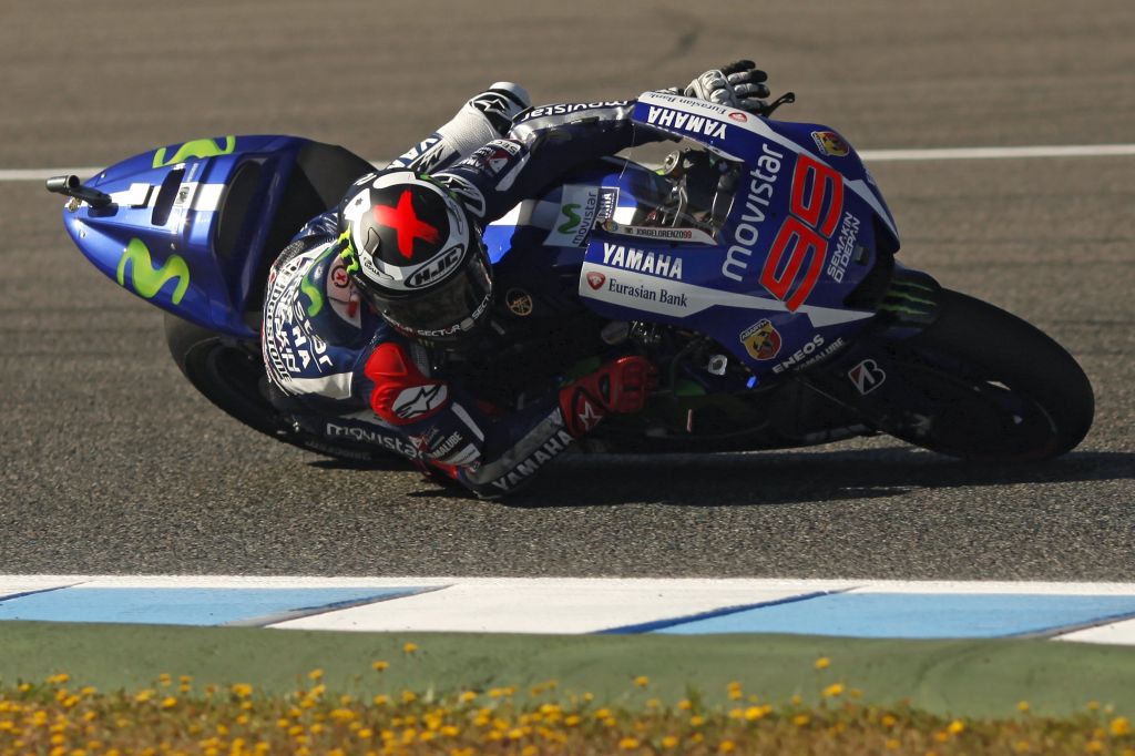 Lorenzo najhitrejši v Jerezu, Rossi obdržal vodstvo