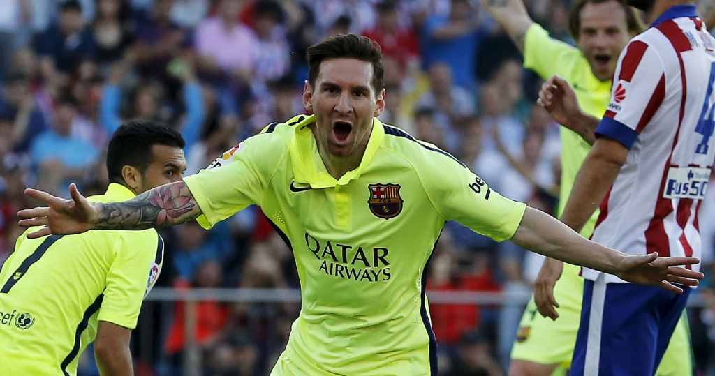 Messi premagal Oblaka in prinesel Barceloni naslov