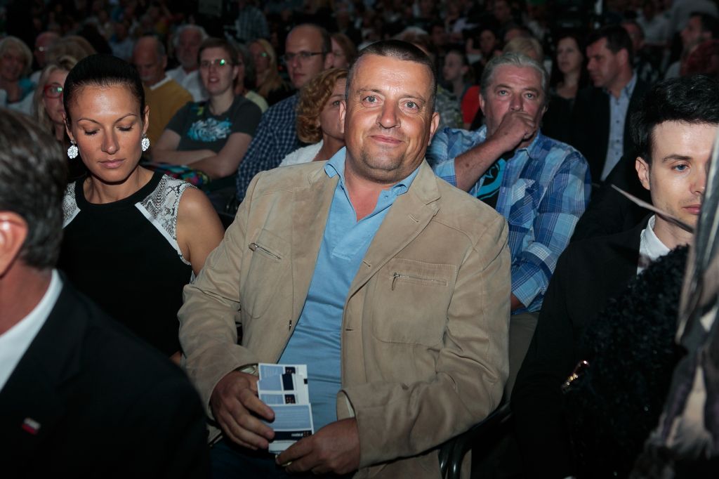 FOTO: Slovenec milijonar v občinstvu, sin pa na odru