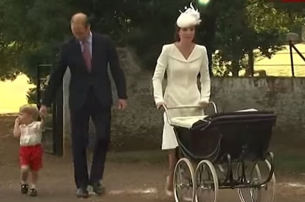 VIDEO: Poglejte, kaj je ob sestrinem krstu počel princ George