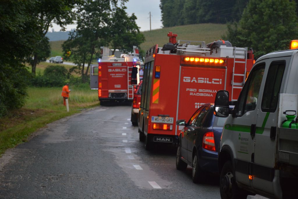 FOTO: Grozljiva nesreča pri Gornji Radgoni vzela Frančiško
