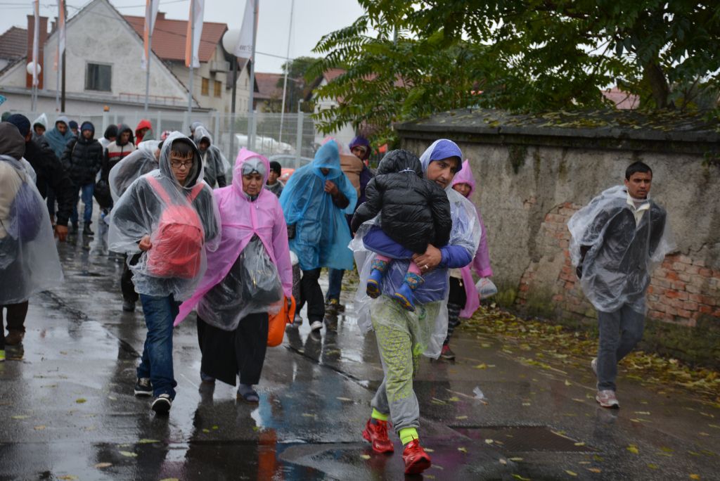 FOTO: V Sloveniji že okoli 5000 beguncev