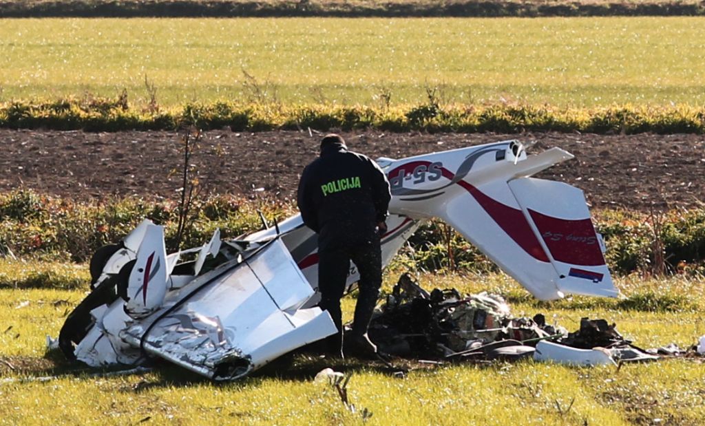 Letalska nesreča v Slovenskih Konjicah zaprla lokal