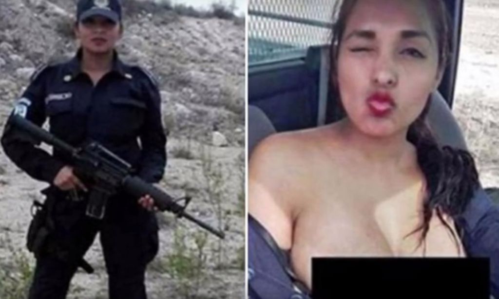 FOTO in VIDEO: Seksi policistka objavila žgečkljive fotografije