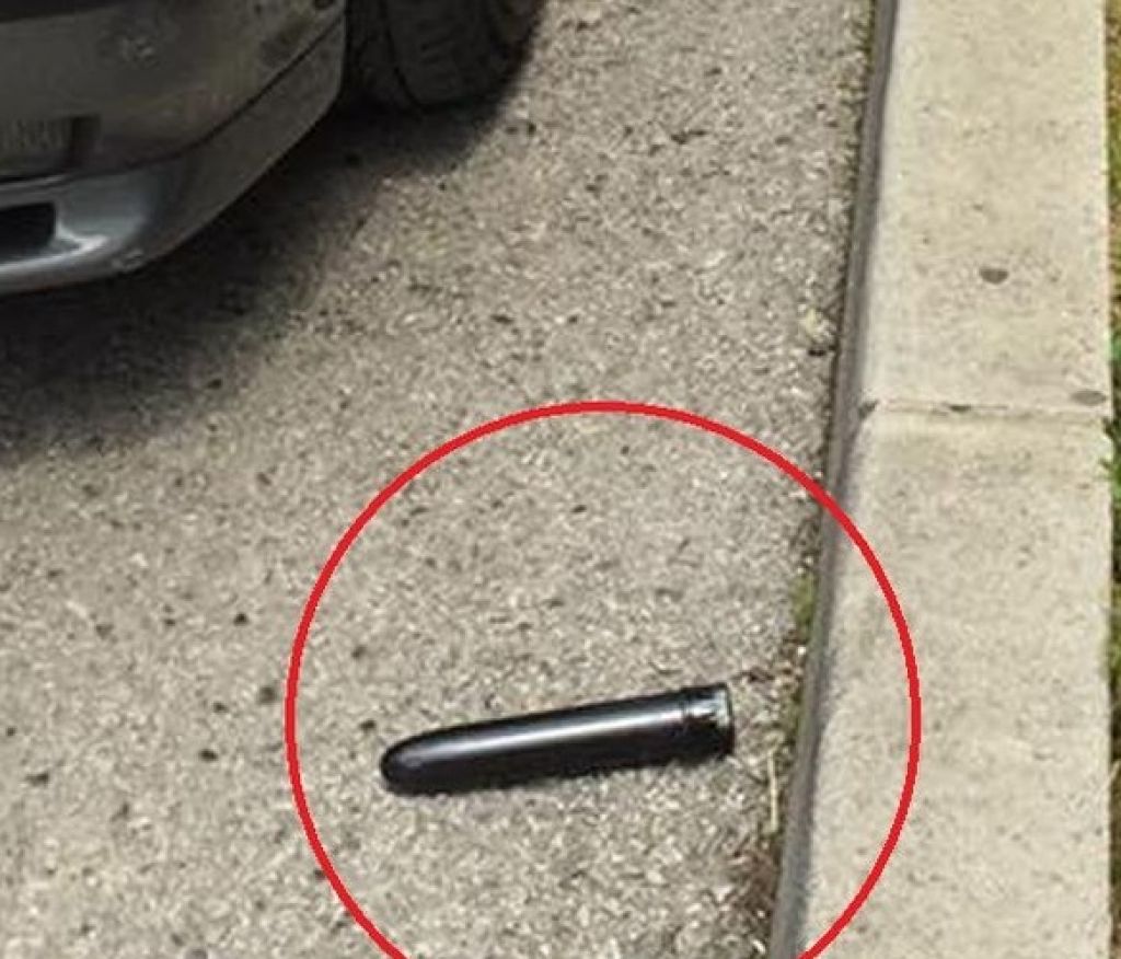 FOTO: Policija v akciji, vibrator razbil beemveja