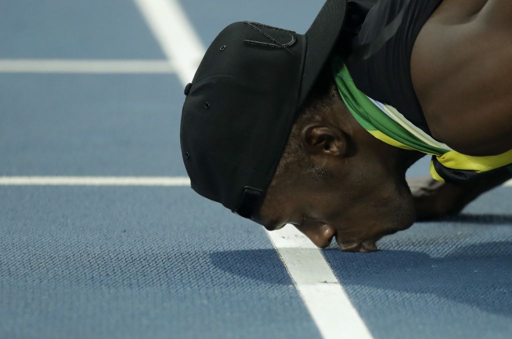 FOTO: Usain Bolt se je poslovil
