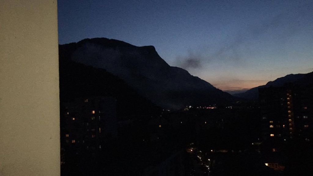 FOTO: Zagorelo na Gorenjskem: valil se je gosti dim