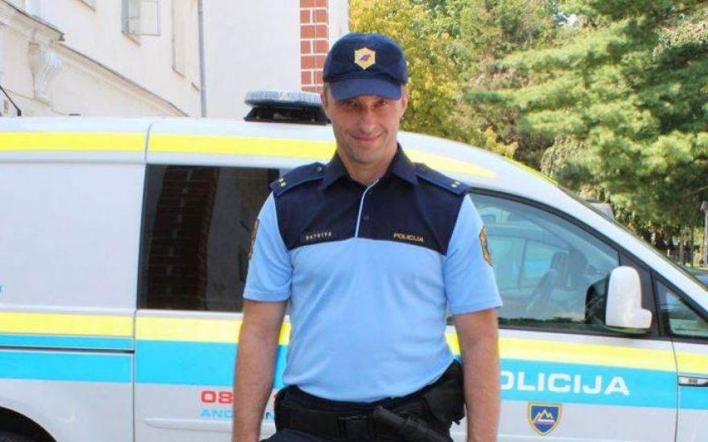 Policist Dejan Žabot občana rešil zanesljive smrti