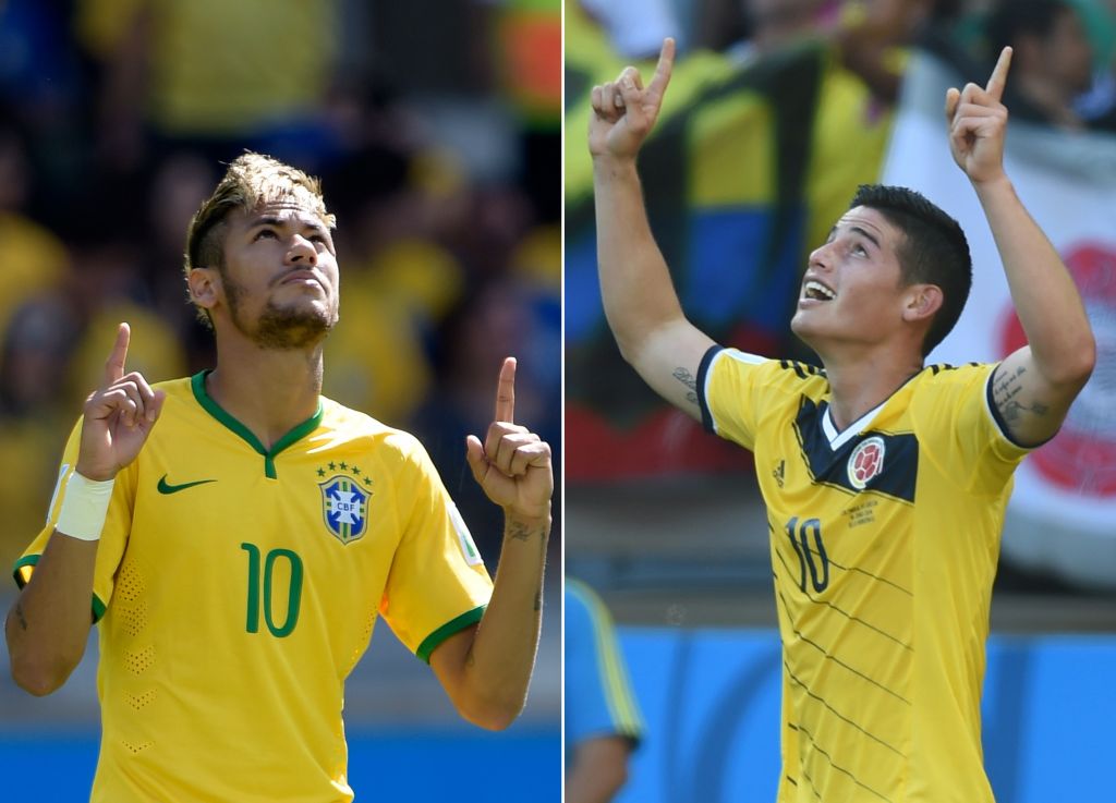 Nori petek na mundialu: Neymar proti Rodriguezu