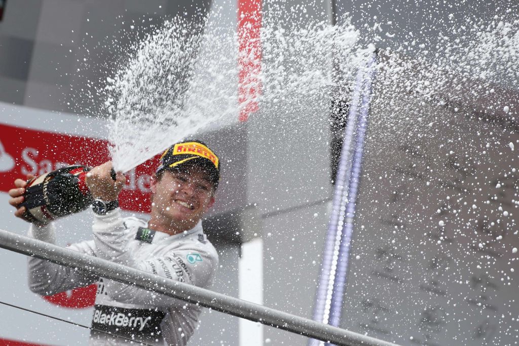 Rosberg bo proslavljal v duhu nogometnega elfa