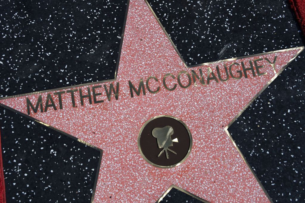 Matthew McConaughey  je dobil zvezdo št. 2534