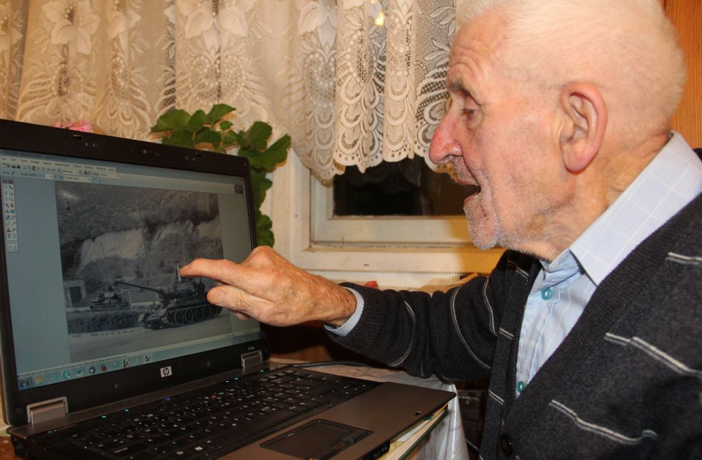 Martin pri 93 letih  spet našel svoj tank
