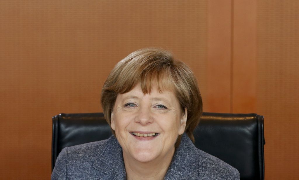 Angela Merkel in šef Nata skupaj srkata