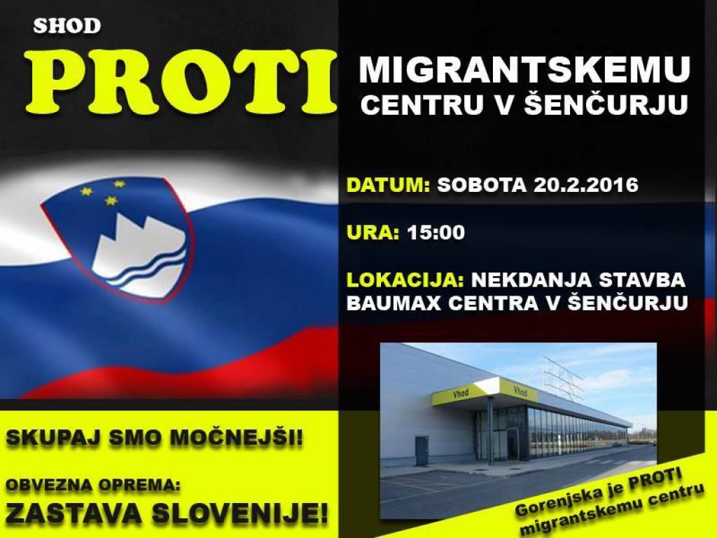 To je slovenska lokacija za migrantski center, ocena tveganja: kritična