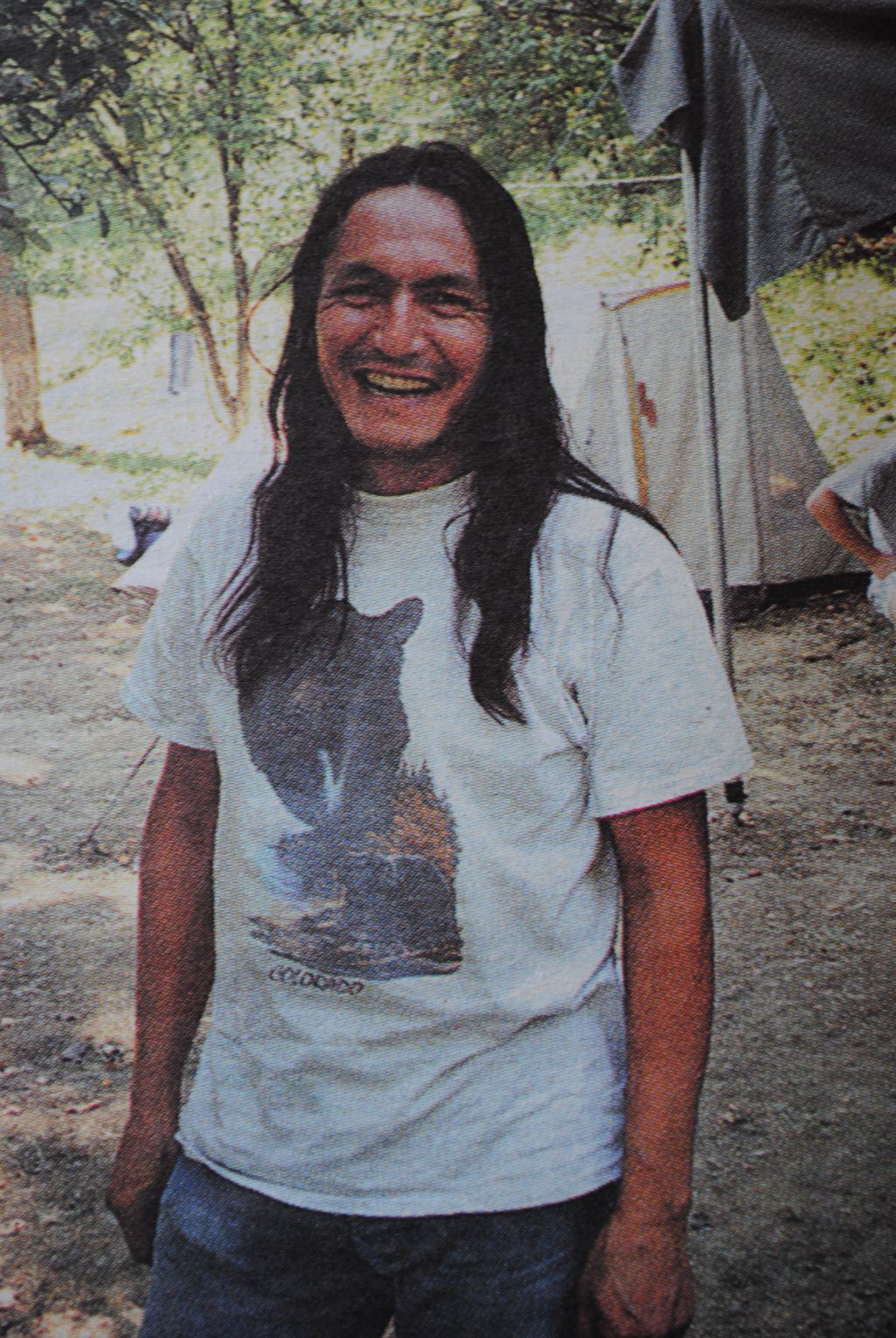 Poletje 2000: indijanski vrač je očiščeval ob Kolpi