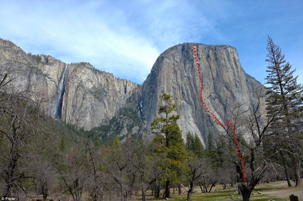 FOTO: Sam in brez vrvi čez mogočni El Capitan