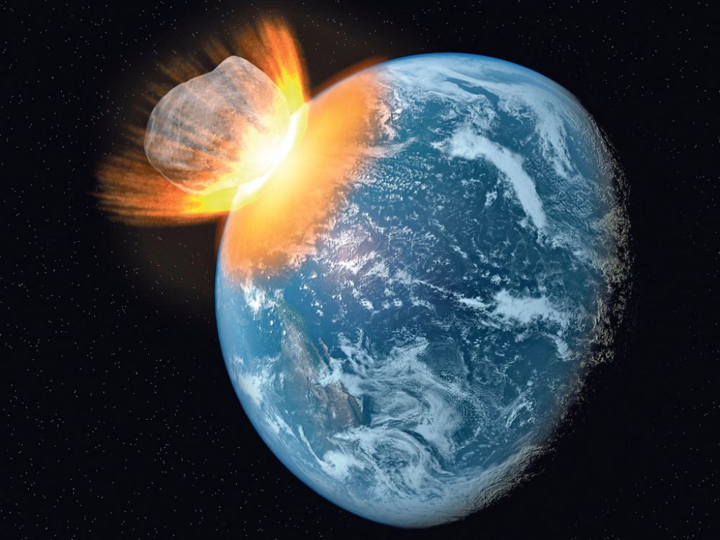 Bo Zemljo maja zadel asteroid?