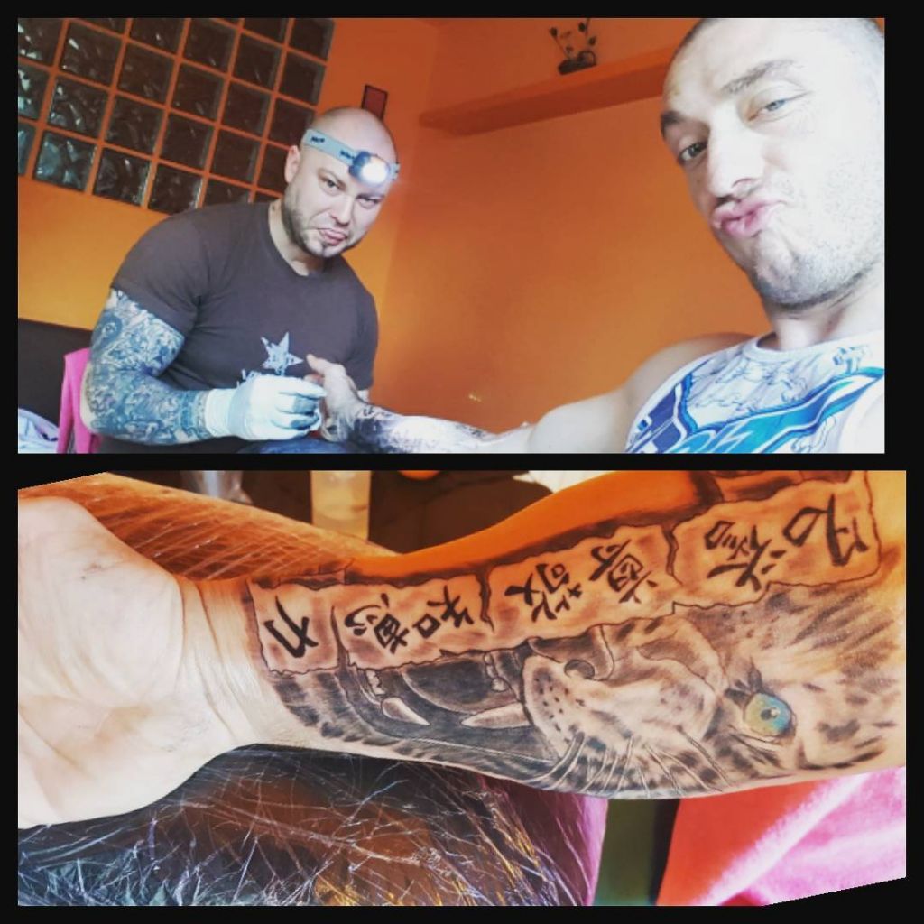 Denis Porčič je ponosni lastnik desetega tatuja