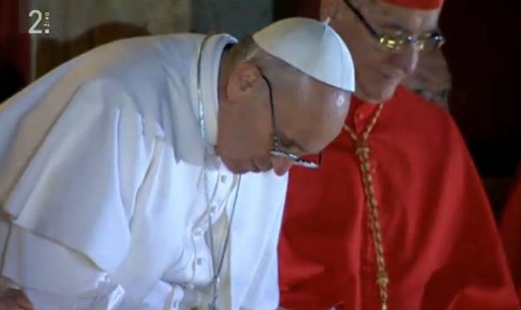 Papež Frančišek o nežnosti, prvi nagovor za ljubljanskega nadškofa
