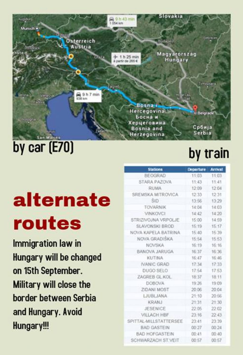 FOTO: Madžari beguncem delijo zemljevide: Pojdite čez Slovenijo