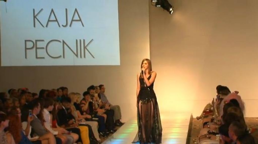 VIDEO: Slovenska pevka odprla modno revijo v New Yorku