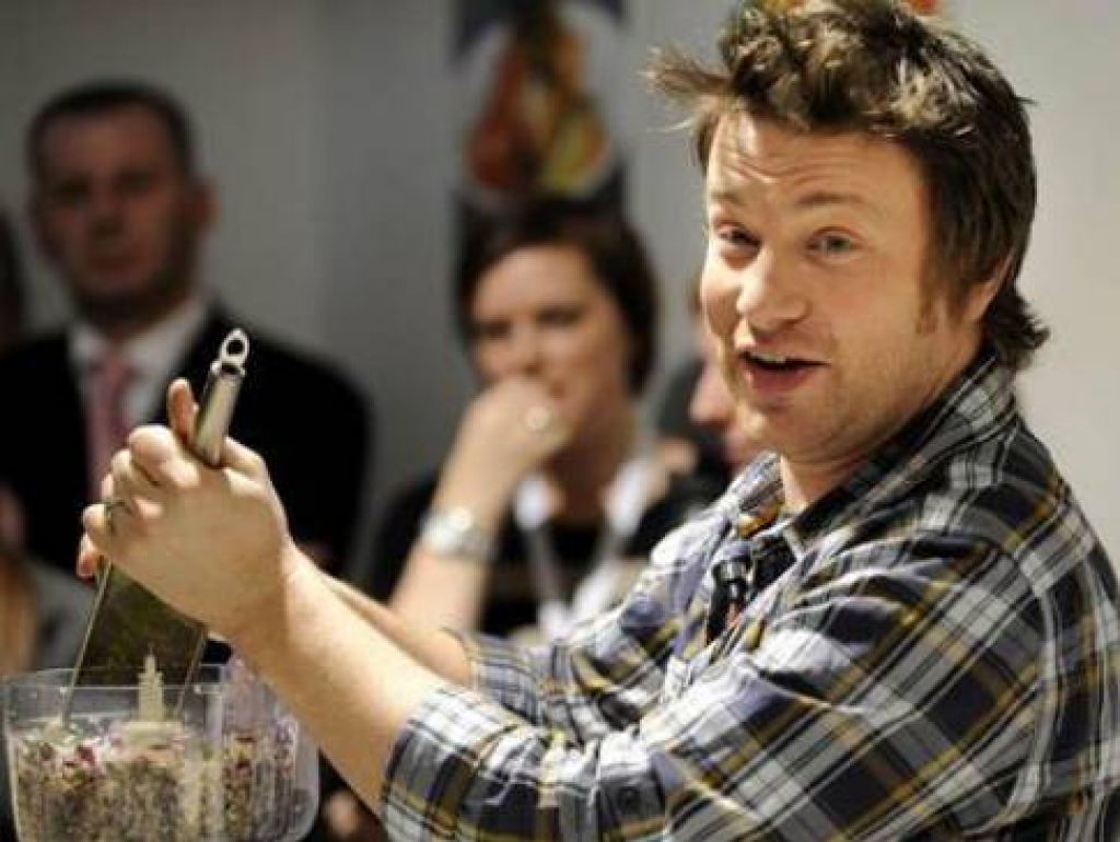 Jamie Oliver z morsko travo shujšal za 13 kg